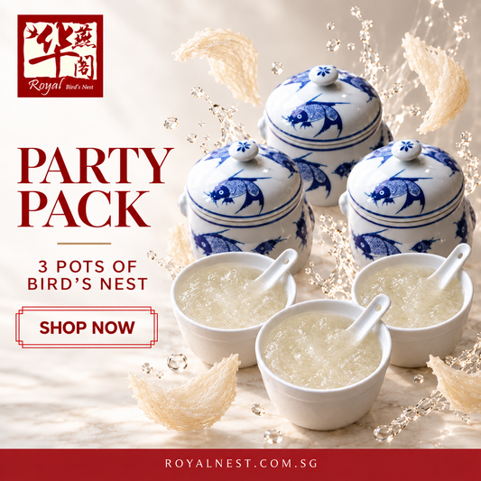 Premium Fresh Bird’s Nest 3-Pot Party Pack